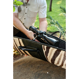 Black Zebra Skin Rifle bag